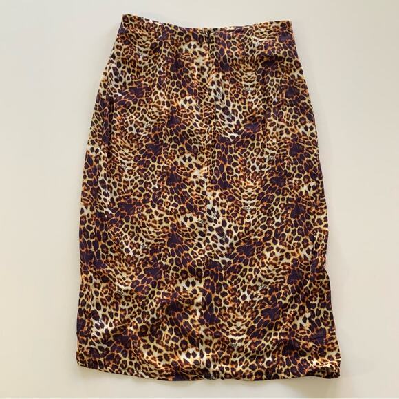 VDM The Label Revolve Stassie Leopard Print Skirt Swim Coverup Women's Small - Picture 3 of 7